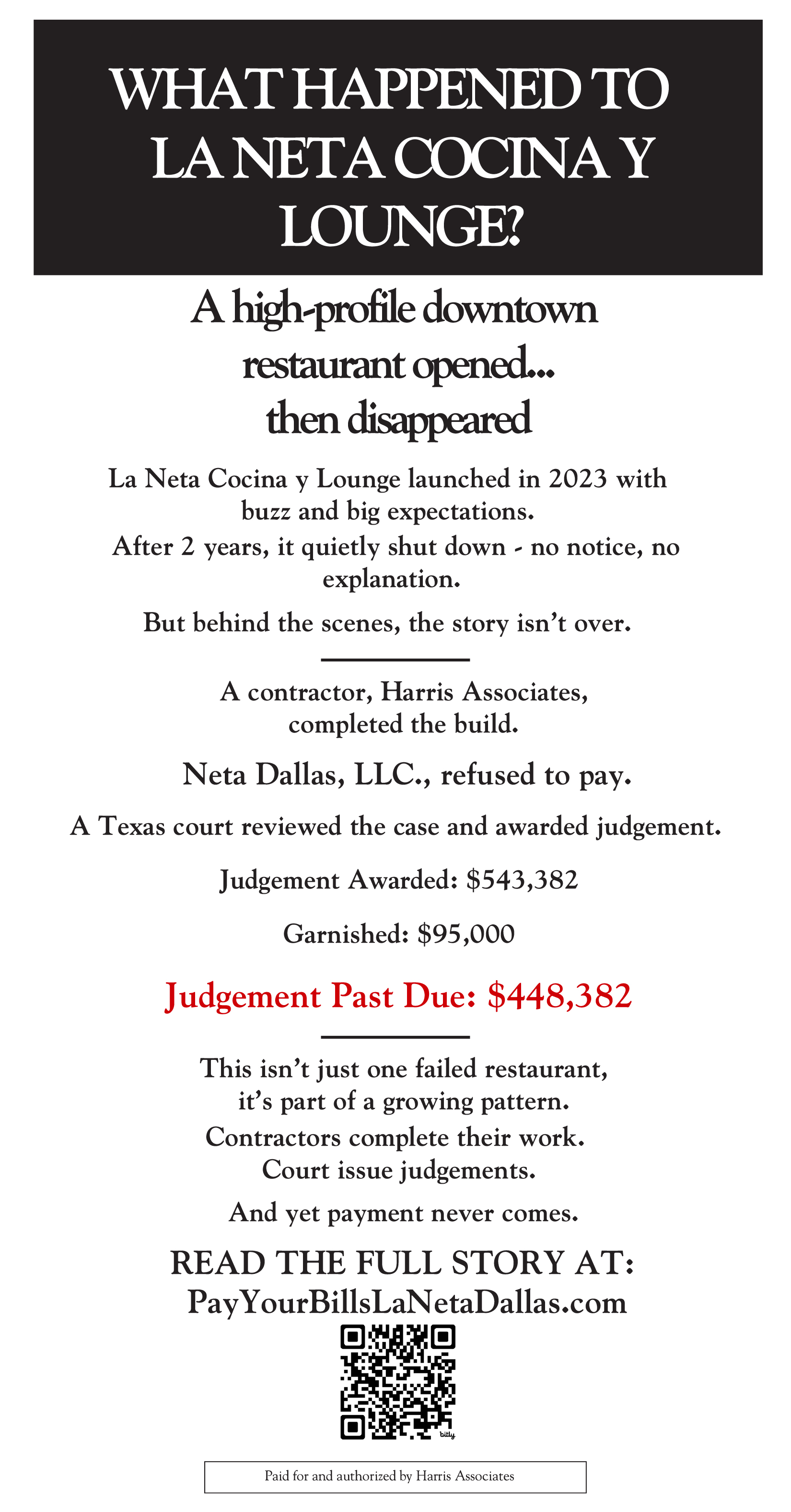 Harris Associates Print Ad